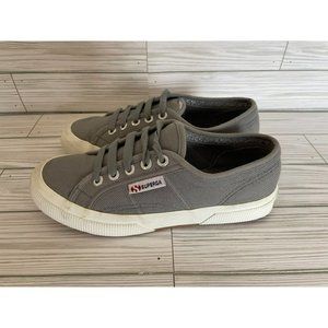 Superga Gray Canvas Sneakers in Size us 6,  eu 36